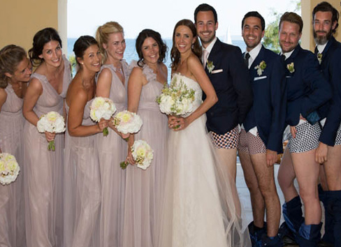 Funny newlyweds in Split